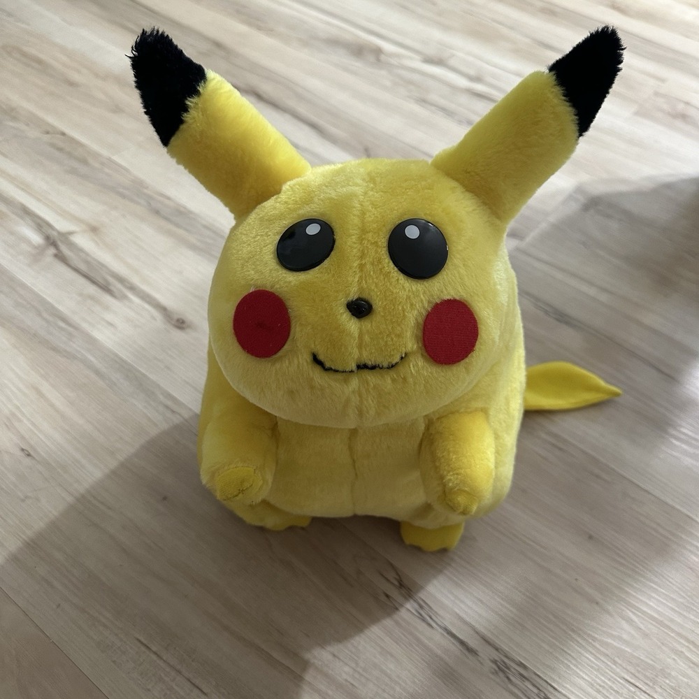 Vintage 1999 Pikachu Plush Toy Large Pokemon Jumbo Nintendo Play By Play 15in